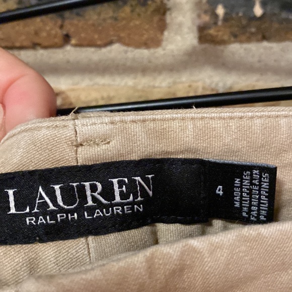 Lauren Ralph Lauren classic khaki shorts, Women’s sized 4 - Picture 4 of 6